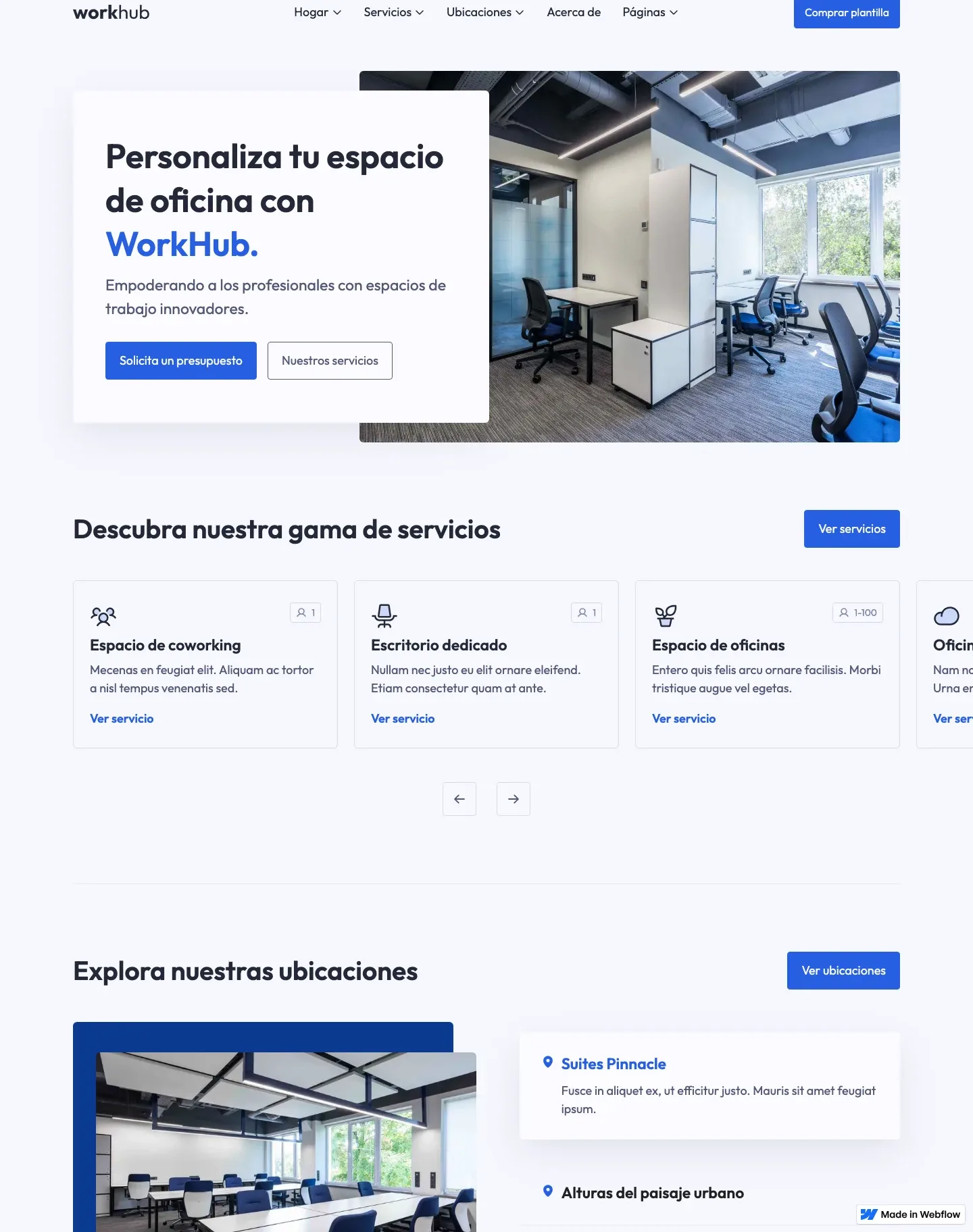 Diseño de página web para inmobiliarias
