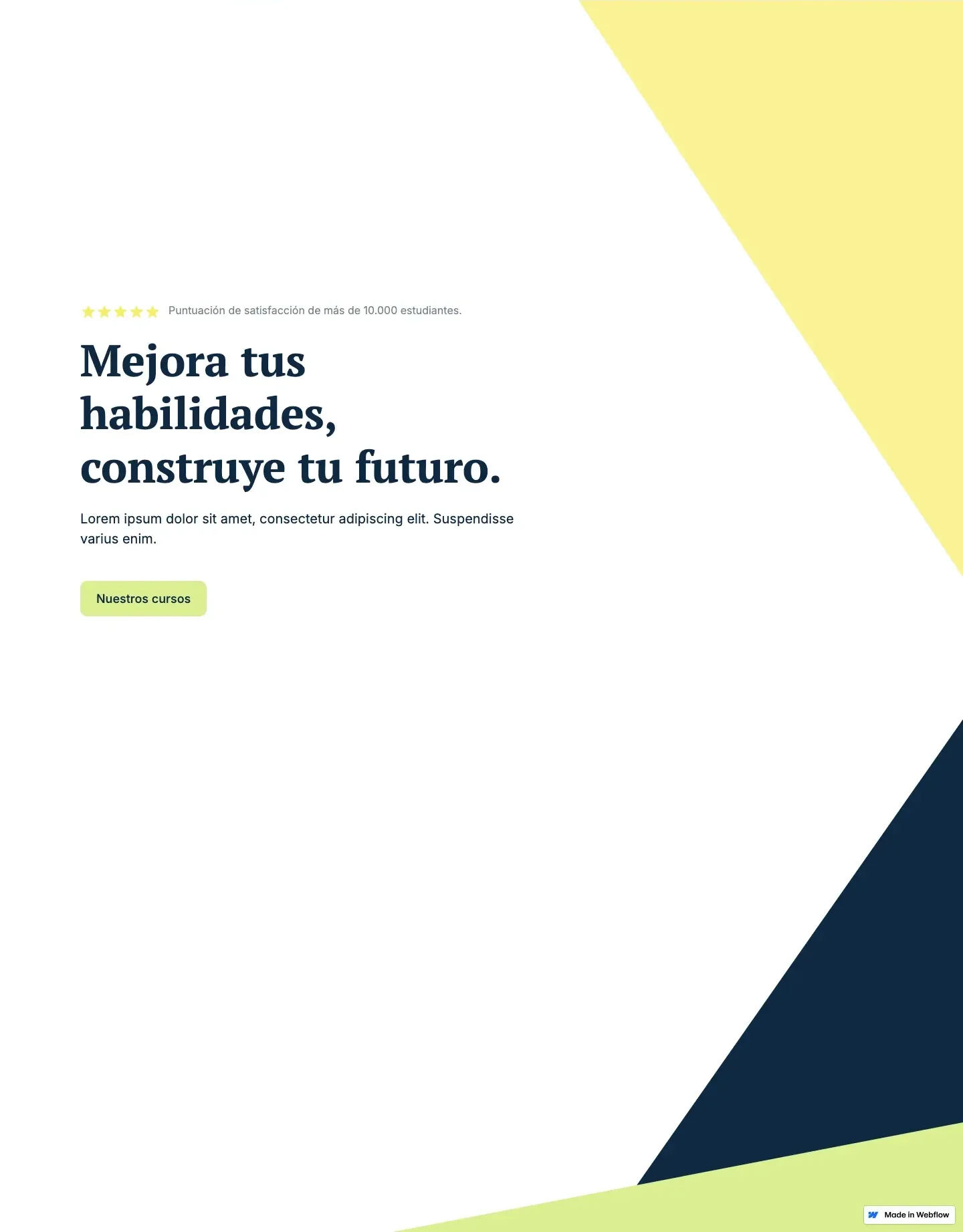 Diseño de página web para educación