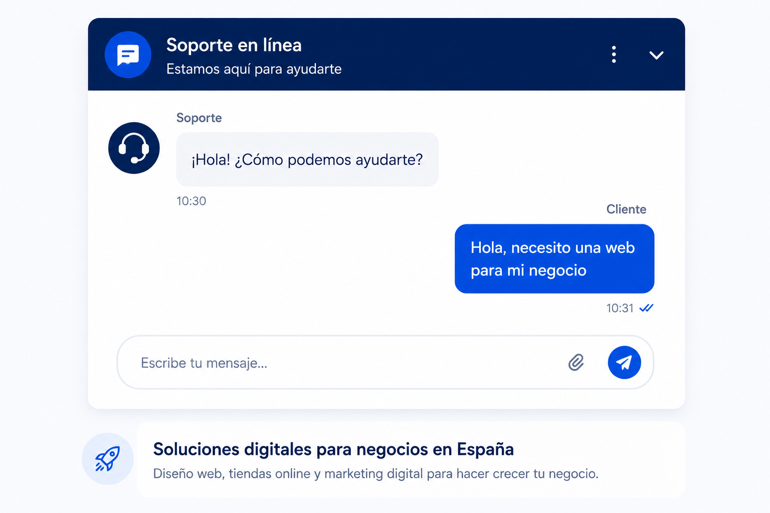 Contacto directo por WhatsApp desde tu web
