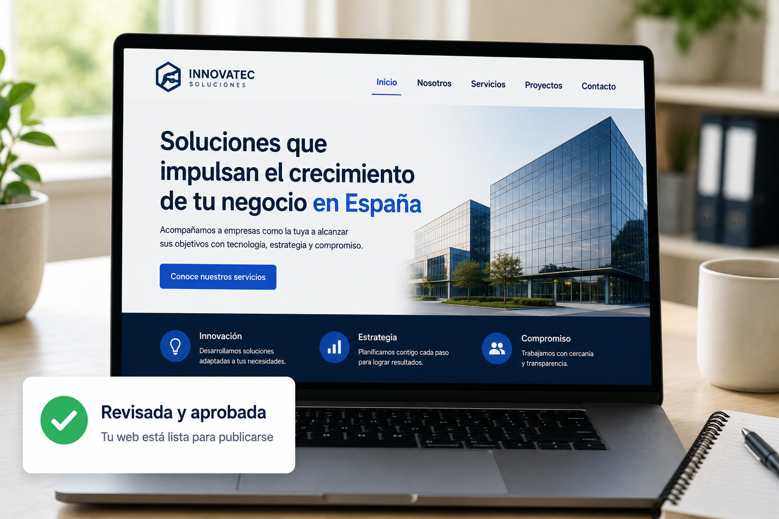 Revisas tu web terminada y recién pagas
